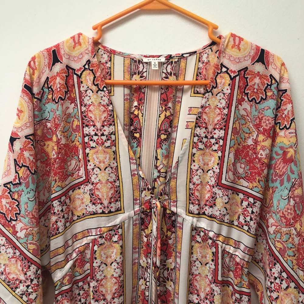 En Crème Bohemian Cover-up Dress - Picture 2 of 3